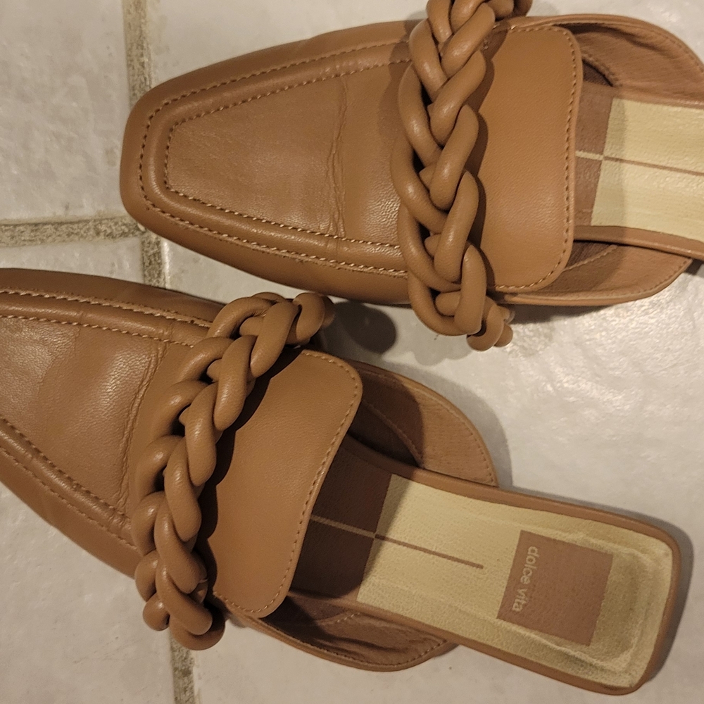 Tan Leather Men's Loafers